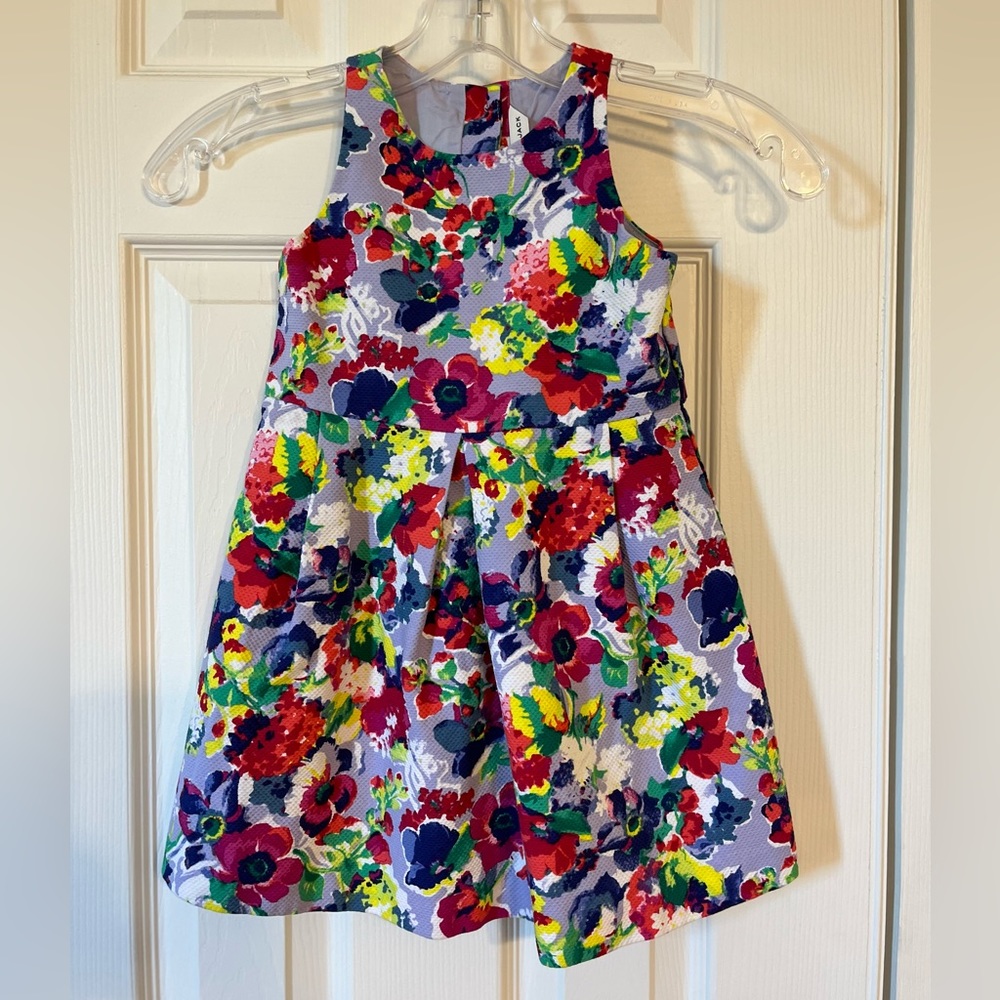 Janie & Jack Purple Floral Dress EUC